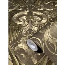 Glööckler Vliestapete Imperial 64 cm x 10 m 0 g Gold/Lila 52540