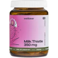 Wellbear Mariendistel (Mariendistel) 350 mg, 60 Kapseln