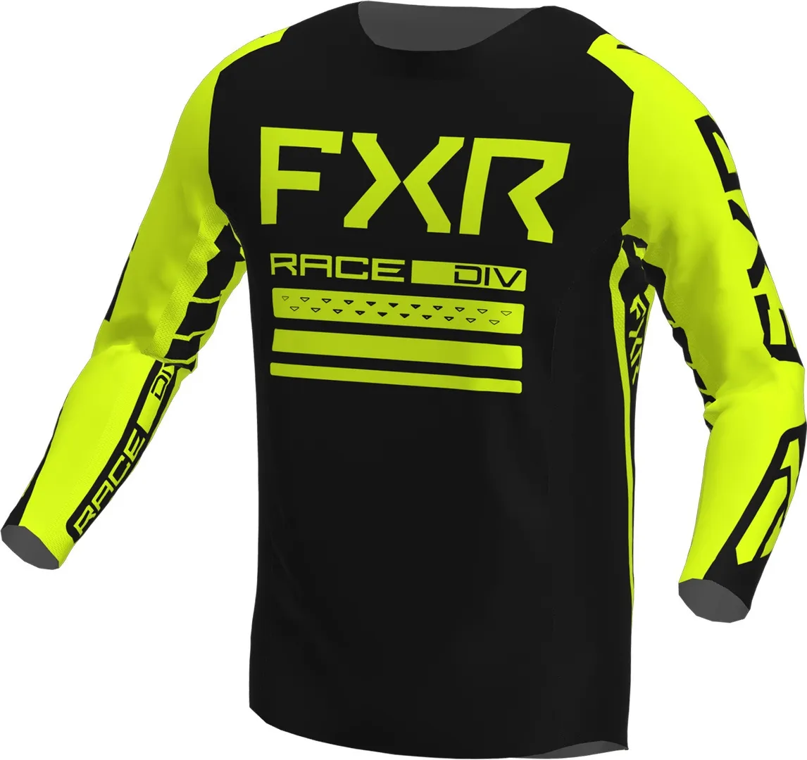 FXR Contender Off-Road Motorcross jersey, zwart-geel, S Voorman