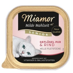 Miamor Milde Mahlzeit Senior Geflügel & Rind 64x100 g