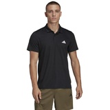 Adidas Herren Train Essentials Training Polo Shirt, Black/White, XL