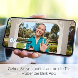 Amazon Blink Video Doorbell mit Sync-Modul 2 + Türsprechanlage, + Sync Module