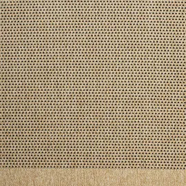 livabliss Cairns Outdoor Teppich 120x170 cm – Wetterfester Boho Teppich für Balkon, Terrasse & Garten – Beige & Schwarz