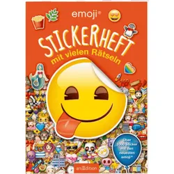 ARSEDITION 133365 emoji - Stickerheft mit vielen Rätseln