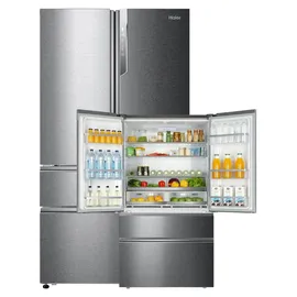 Haier HB26FSSAAA 100 Serie 7 Multi Door (750 l, 1900 mm hoch, Edelstahl)