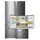 Haier HB26FSSAAA 100 Serie 7 Multi Door (750 l, 1900 mm hoch, Edelstahl)