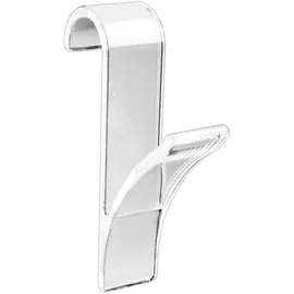 Wenko Haken für Handtuchheizkörper Transparent 2er Set,