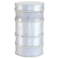 PRÄSENT Geschenkband Hochzeit satiniert weiß 15,0/25,0/40,0 mm x 5x 3,0 m