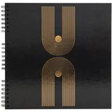 Exacompta Fotoalbum Graphik 32x32 cm 60 Seiten schwarz, 35x3.3 cm