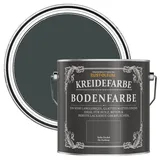 Rust-Oleum kratzfeste Kreidefarbe Bodenfarbe in mattem Finish -Schwarzer Sand 2.5L