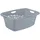 Rotho Wäschekorb Flowers 50 L misty blau