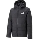 Puma ESS Hooded Padded Jacket Schwarz,