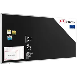 ALLboards Kreidetafel 200 x 100 cm Schwarz