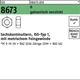 F. REYHER Nchfg. GmbH & Co. KG Sechskantmutter ISO 8673 M 12 x 1,5 100 Stück