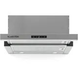 Klarstein Vinea Flachschirmhaube 60 cm silber