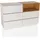hjh living Sideboard 120 x 76 x 40 cm Weiß/Eiche