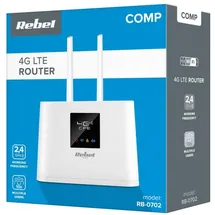 REBEL RB-0702 WLAN-Router Einzelband (2 4GHz) 3G 4G, Router, - Black