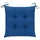 vidaXL Gartenstuhl 4 St. mit Kissen 4 x 4 x 4 cm blau
