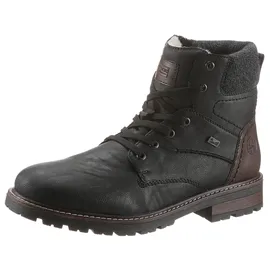 Rieker Schnürstiefel Herren Schwarz/Braun 40