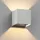 ledscom.de Wandleuchte CUBEL Aluminium 10,0 cm inkl. LED Lampe 501lm weiß