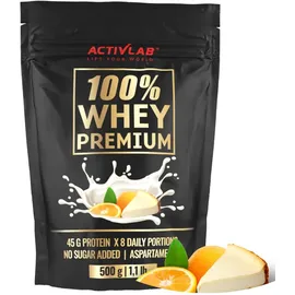 ACTIVLAB Whey Protein Käsekuchen mit Orange Pulver 500 g