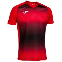 Joma Kurzarmshirt Mann Tger V rot schwarz