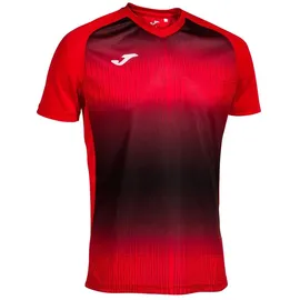 Joma Kurzarmshirt Mann Tger V rot schwarz