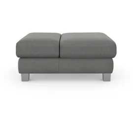 sit&more Polsterhocker Dundee 75 x 46 cm Grau