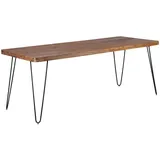 FineBuy FineBuy, Esstisch, Esstisch Braun (80 x 120 x 76 cm)
