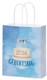 Geschenktragetasche zum Geburtstag FÜR DICH 991236 22x18x8cm