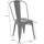 Mendler 4er-Set Stuhl HWC-A73, Bistrostuhl Stapelstuhl, Metall Industriedesign stapelbar ~ rot