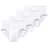 SCHIESSER Slip unifarben weiß 3XL 4er Pack