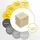 Creative Deco Holzkiste Kartenbox Hochzeit 29 x 25 x 30 cm 25-tlg. beige