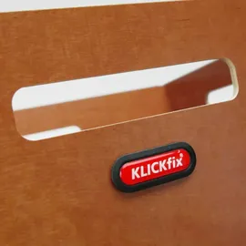 KLICKfix Radkiste Cargo Korb mit Clip braun