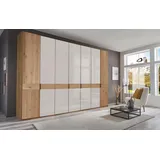 Wiemann Drehtürenschrank Cardiff 344,2 x 236 x 58 cm Braun/Weiß