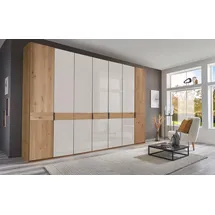 Wiemann Drehtürenschrank Cardiff 344,2 x 236 x 58 cm Braun/Weiß