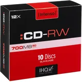 Intenso CD-RW 700MB 12x 10er Jewelcase
