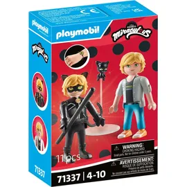 Playmobil Miraculous Adrien & Cat Noir 71337