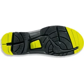 Uvex 1 8543847 ESD Sicherheitshalbschuh S1 SRC, Arbeitsschuhe für Damen - Herren, Schwarz/Lime - Gr. 47