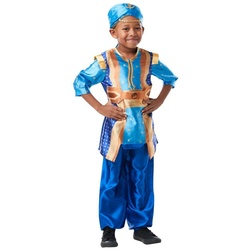 Rubie ́s Kostüm Disney’s Aladdin Dschinni Kinderkostüm, Kostüm des Flaschengeists in Menschengestalt aus der Verfilmung von 2 blau 98-104
