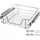 Tectake tectake® Teleskopschublade, verchromt, verstellbare Breite, einfache Montage