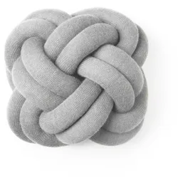 Design House Stockholm - Knot Kissen, hellgrau