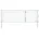 300 100 cm Silber/Stahl