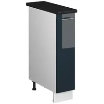 Vicco Apothekerschrank Fame-Line 20 x 82 x 60 cm Dunkelblau/Weiß