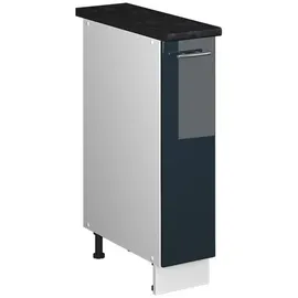 Vicco Apothekerschrank Fame-Line 20 x 82 x 60 cm Dunkelblau/Weiß