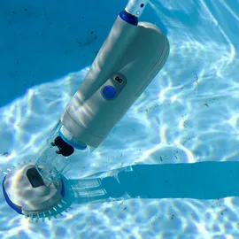 Gre Reiniger mit Batterie für Spas mit Patronenfilter Weiß