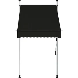 vidaXL Klemmmarkise 100 cm Anthrazit