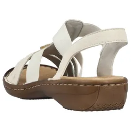 Rieker Riemchensandale Damen Weiß 40