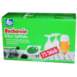 Dr. Becher Gläser SpülTabs Gastro Spültabletten für Gläser 75 Stück