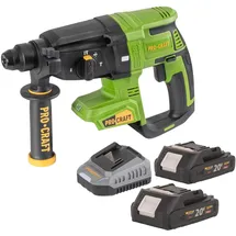 PROCRAFT PHA40bb Akku Bohrhammer 20 V 2,6 J SDS plus inkl. 2 x 2,0 Ah + Ladegerät